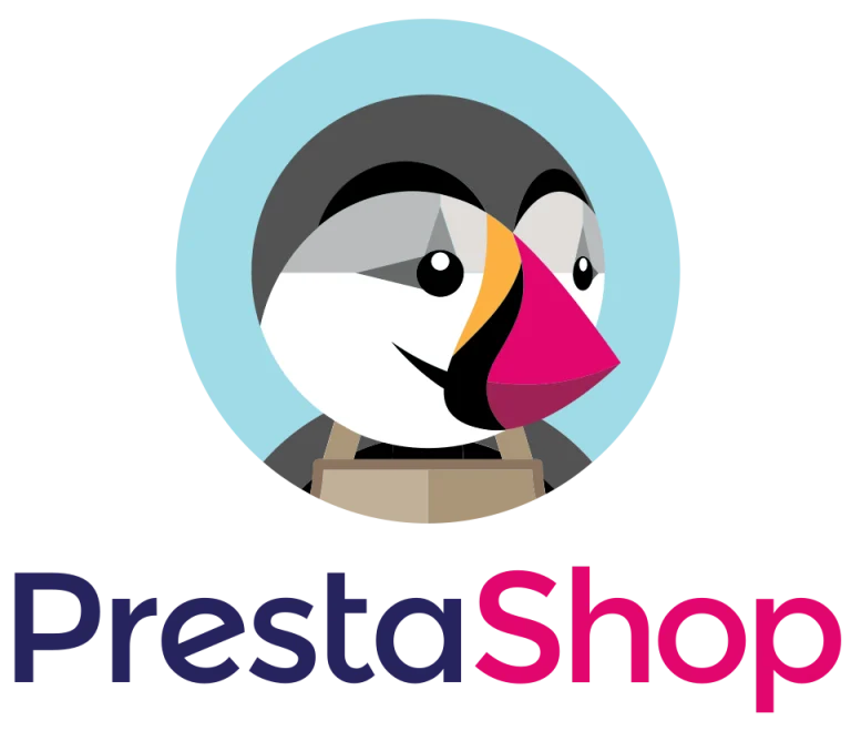 PrestaShop logo - ecommerce platform for online stores